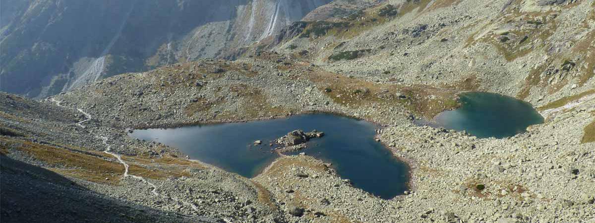 Frog lakes (Žabie plesá)  in Mengusov valley in Slovakia