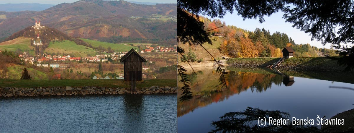Tajchs (artificial water reservoirs) of Banská Štiavnica - Slovakia