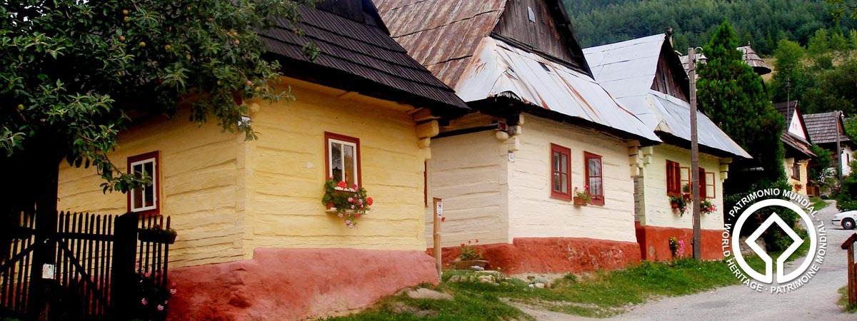 Vlkolínec - monument reservation of folk architecture - Slovakia