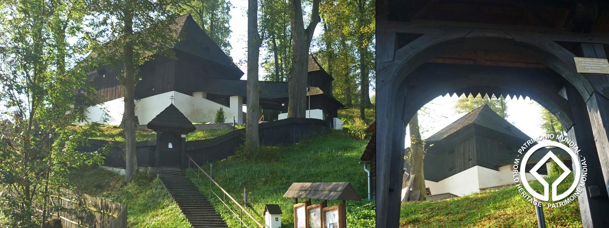 Wooden church in Leštiny