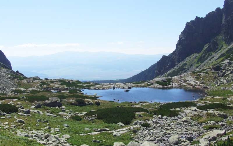 Lake over Skok