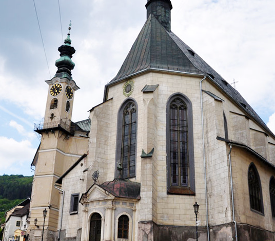 St. Catherine`s church in Banska Štiavnica
