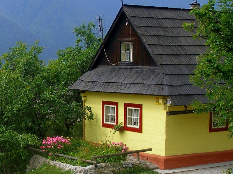Vlkolínec - monument reservation of folk architecture