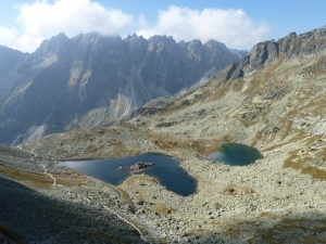 Frog lakes (Žabie plesá)  in Mengusov valley