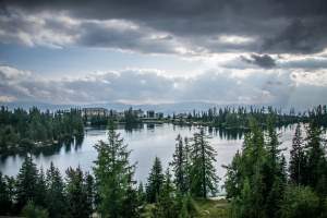 Štrba tarn (Štrbské mountain lake)