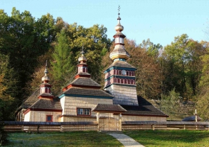 Wooden church Mikulášová - Open air museum in Bardejov