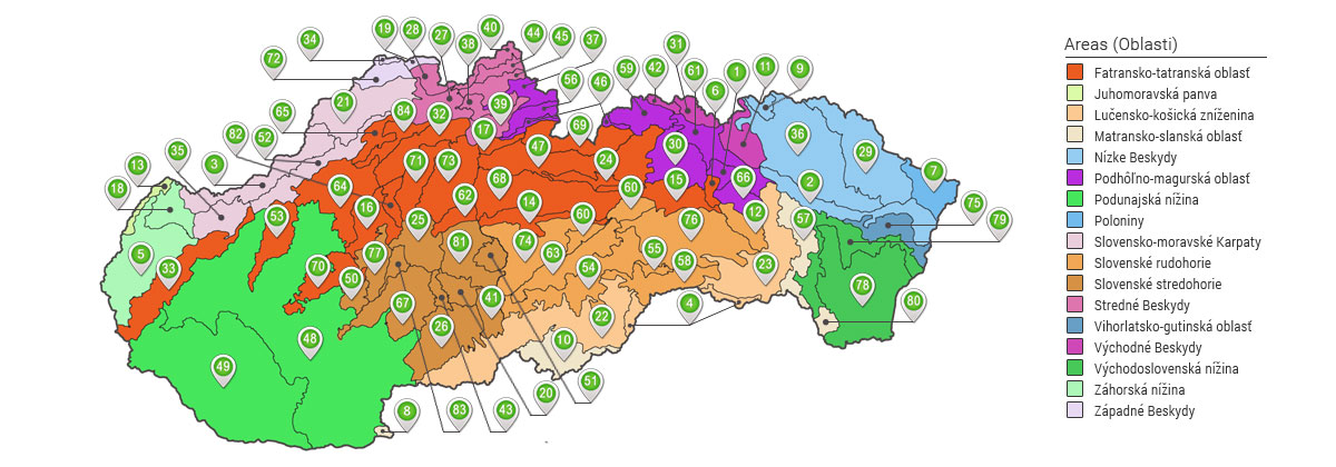Geomorphology of Slovakia - geomorphological wholes