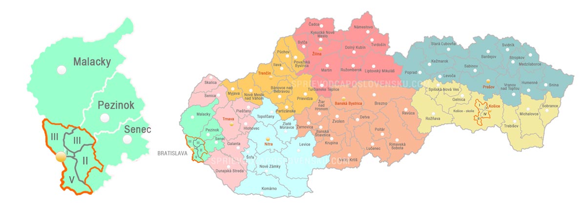 Districts - Bratislava Districts - Bratislava