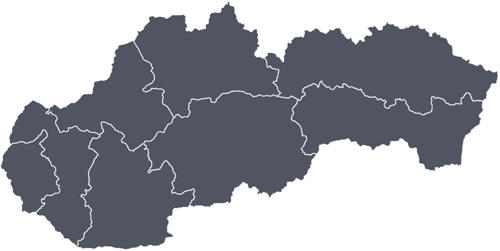Location on map - Súľov Mountains (Súľovské vrchy)