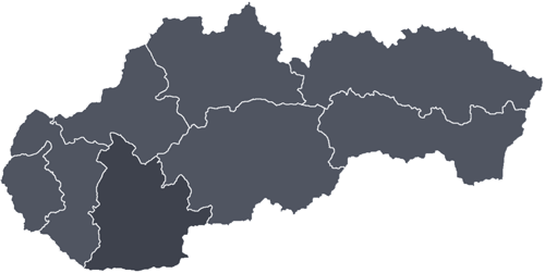 Location on map - Nitra Castle